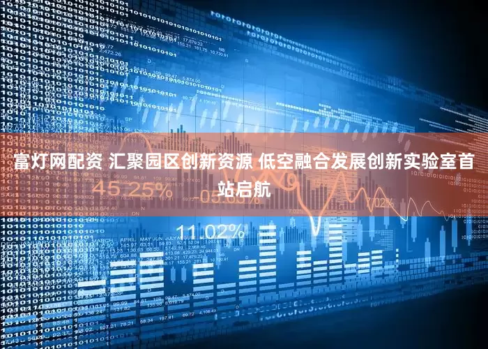 富灯网配资 汇聚园区创新资源 低空融合发展创新实验室首站启航